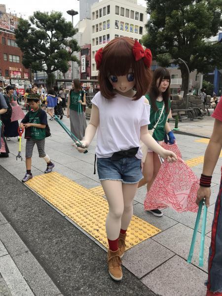 初♡赤羽バネ子ちゃんコラボそうじ画像