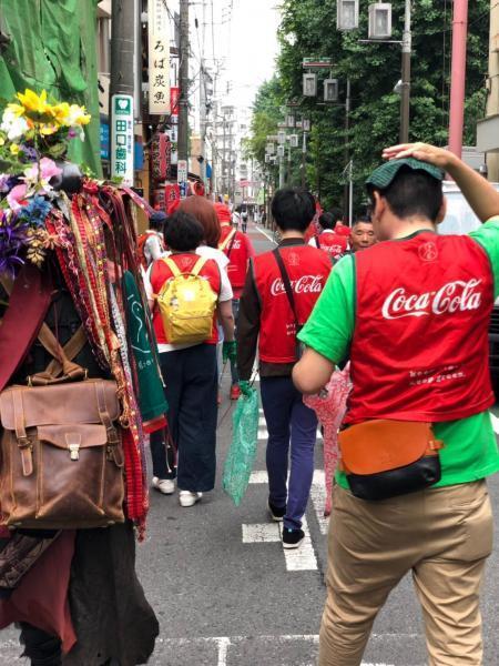 初♡赤羽バネ子ちゃんコラボそうじ画像