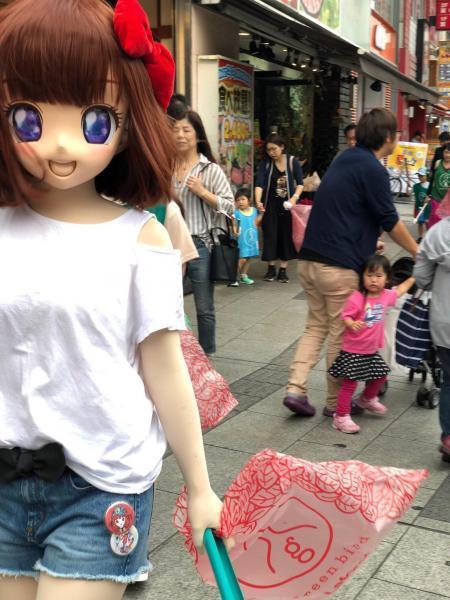 初♡赤羽バネ子ちゃんコラボそうじ画像