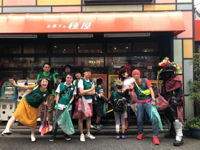 初♡赤羽バネ子ちゃんコラボそうじ画像