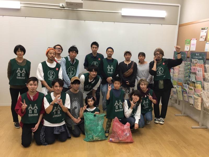 秋の夜長に夜掃除画像