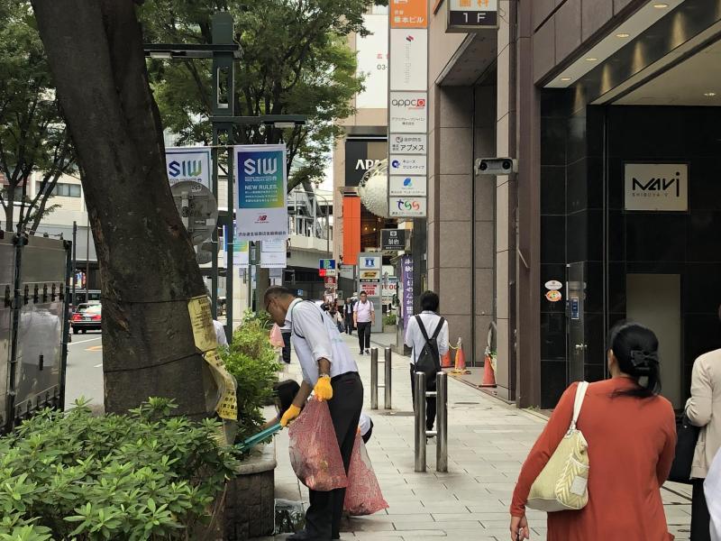 第10回渋谷道玄坂チーム地域清掃画像