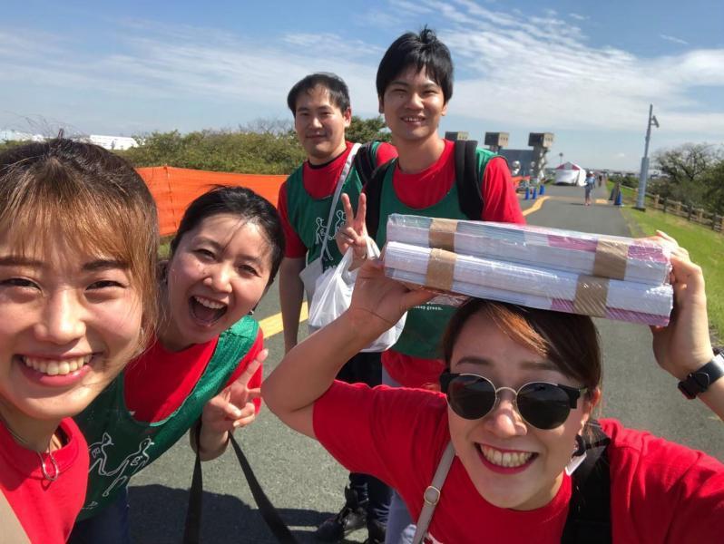 北区花火会コラボおそうじ画像