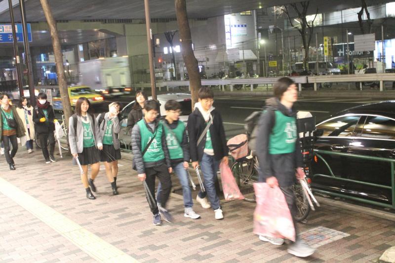 第17回池袋学生そうじ画像