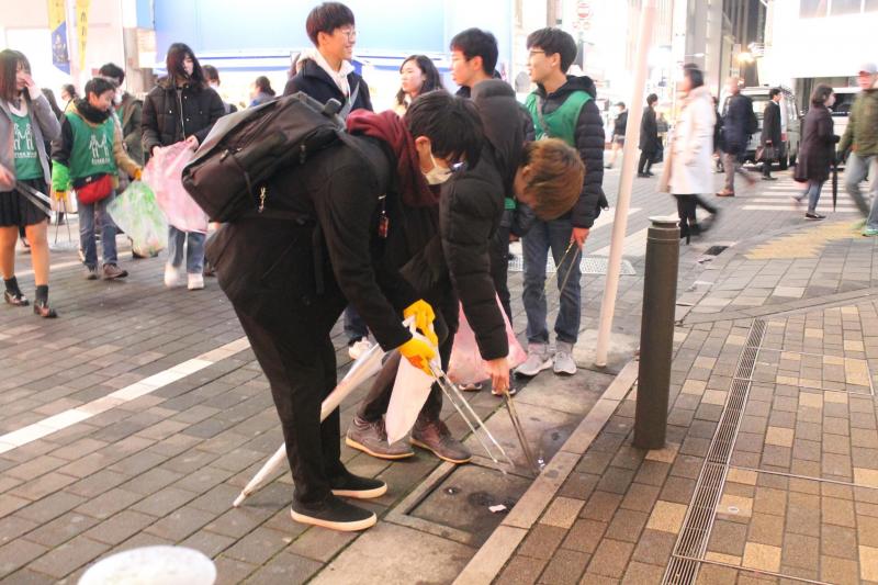 第17回池袋学生そうじ画像