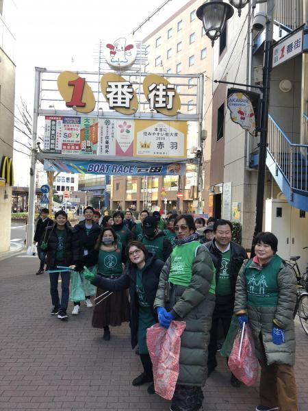 赤羽新年一発目のお掃除！画像