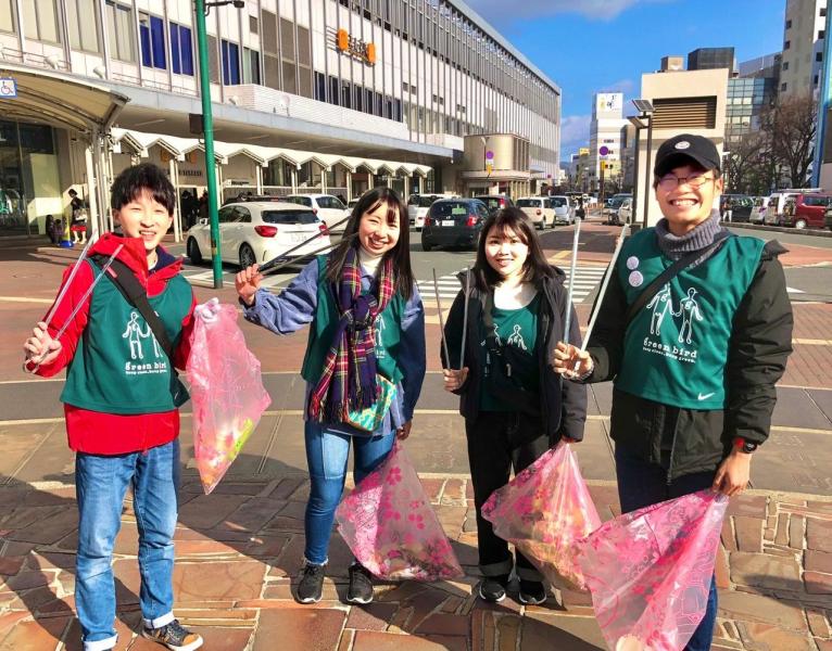 第404回　2月の学生ゴミ拾い！画像