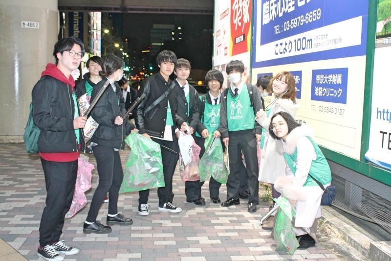 第20回池袋学生そうじ画像