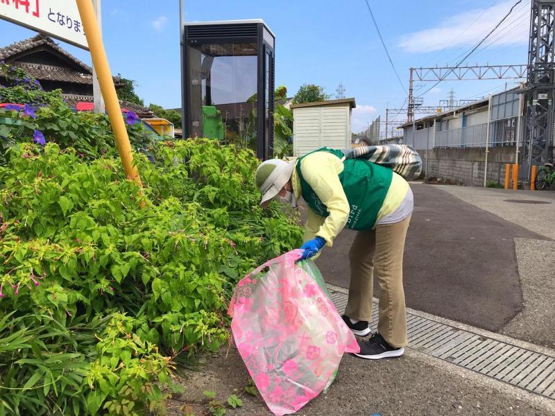お久しぶりのごみ拾い画像