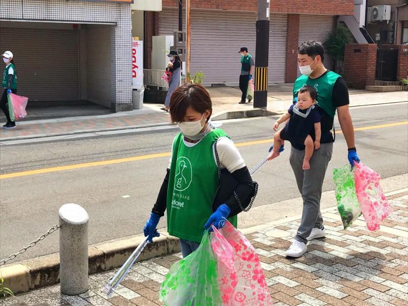 お久しぶりのごみ拾い画像