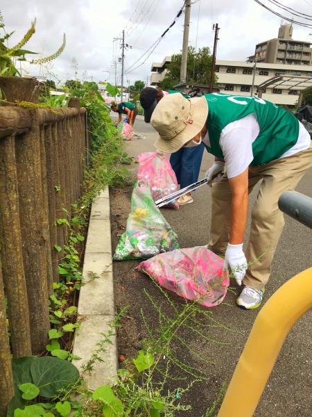 三津屋川緑道へ画像