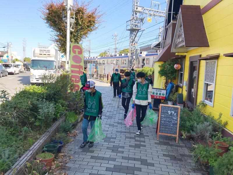 駅前ごみ拾い！トリック・オア・トリート画像