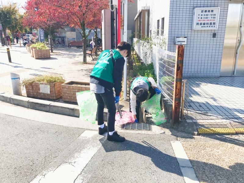 駅前ごみ拾い！トリック・オア・トリート画像