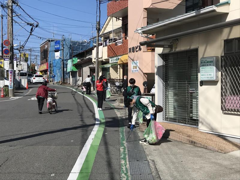 駅前ごみ拾い！トリック・オア・トリート画像
