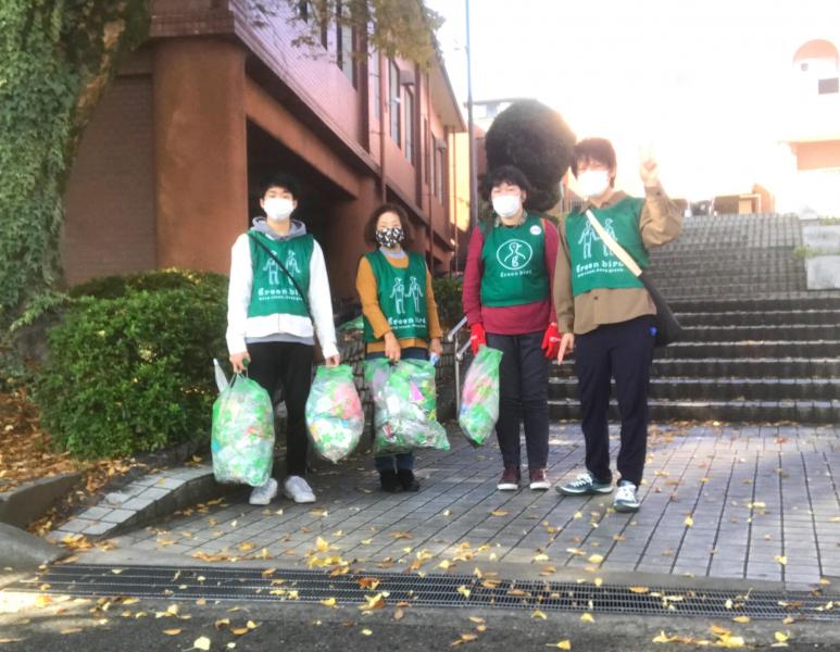 秋晴れごみ拾い♪画像