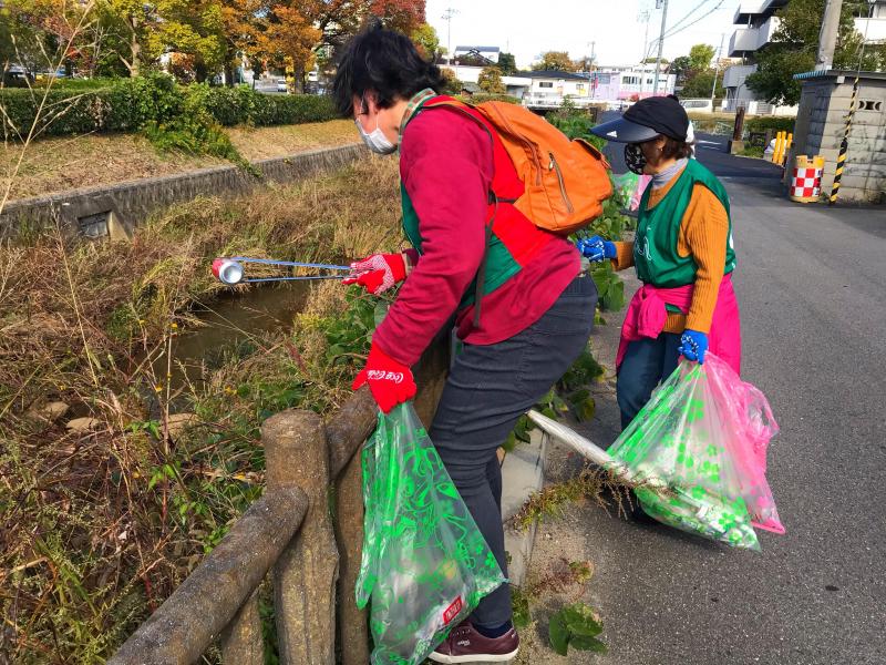 秋晴れごみ拾い♪画像