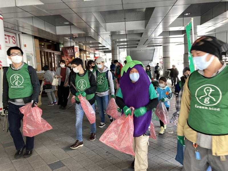 ゴミ拾い再開画像