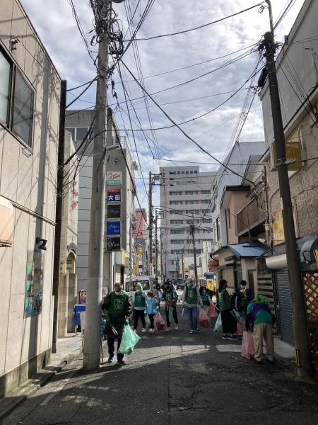 ゴミ拾い再開画像