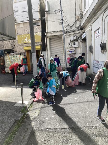 ゴミ拾い再開画像