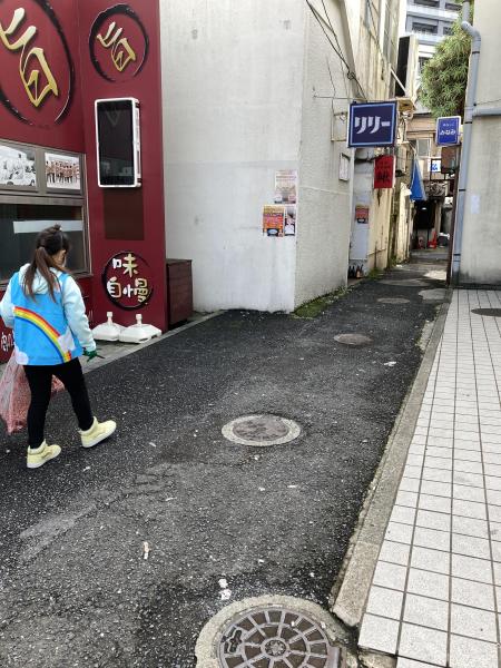 ゴミ拾い再開画像