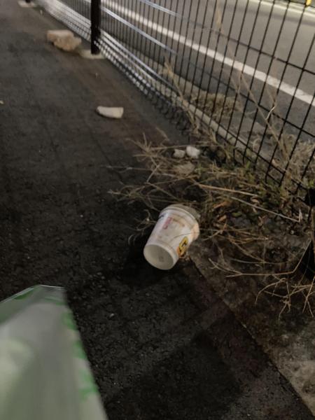 サンタに手を振るおそうじ画像