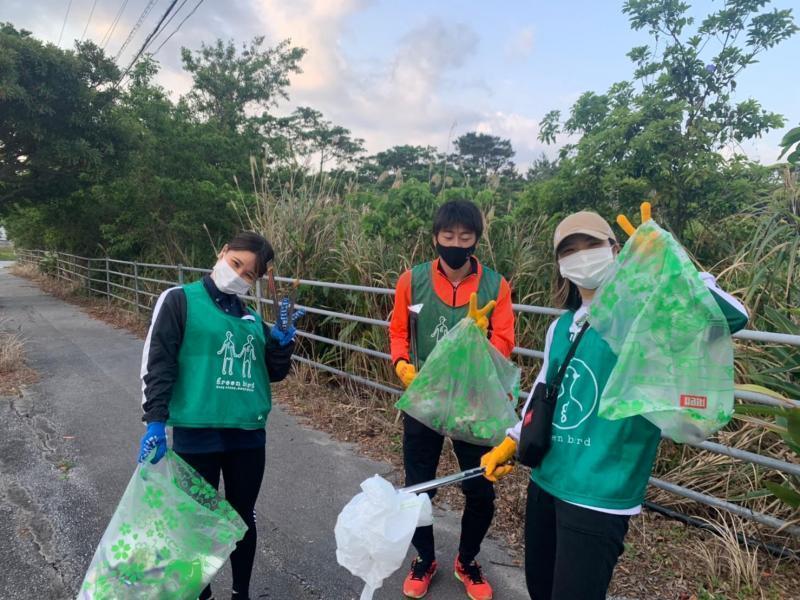 第1回  遂に始動！！  まずは名桜大学をキレイにするさ〜ね〜画像