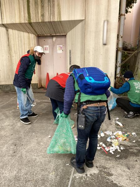 ゴミ拾い納め画像