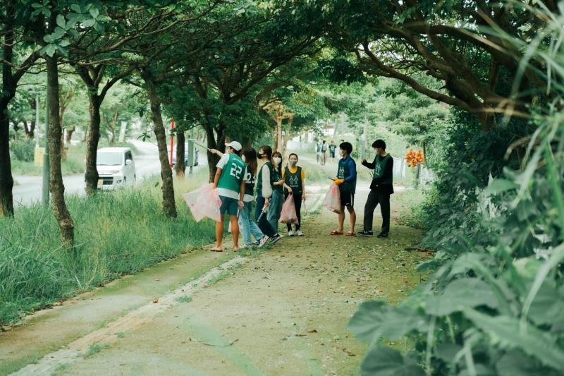 【沖縄】第2水曜名桜大学周辺掃除画像