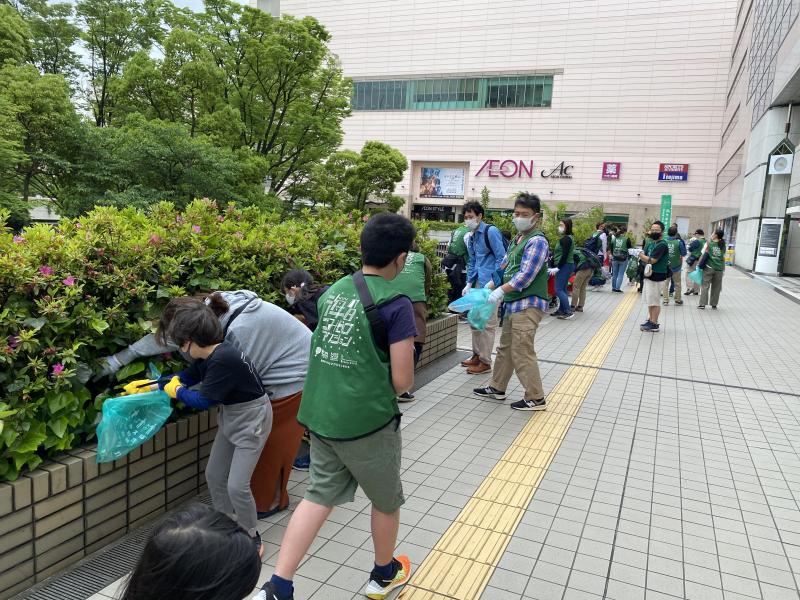 ギリギリセーフ！雨直前のお掃除画像