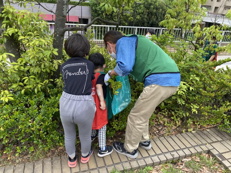 ギリギリセーフ！雨直前のお掃除画像