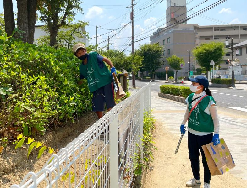 ７月最後のごみ拾い画像