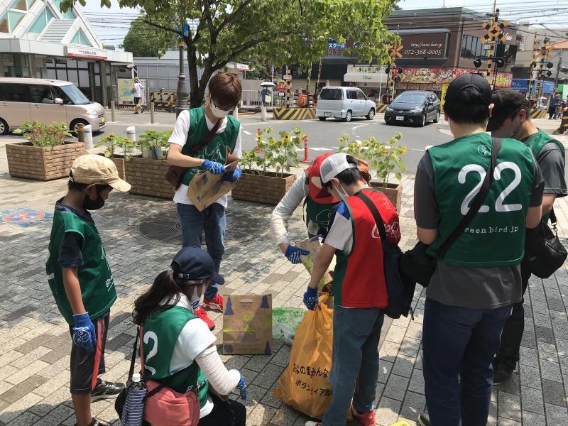 ７月最後のごみ拾い画像