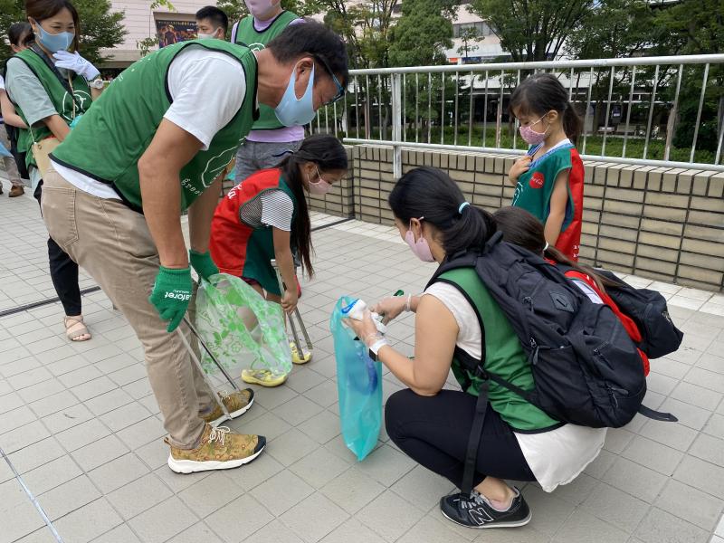 8/22 暑さの中お掃除画像