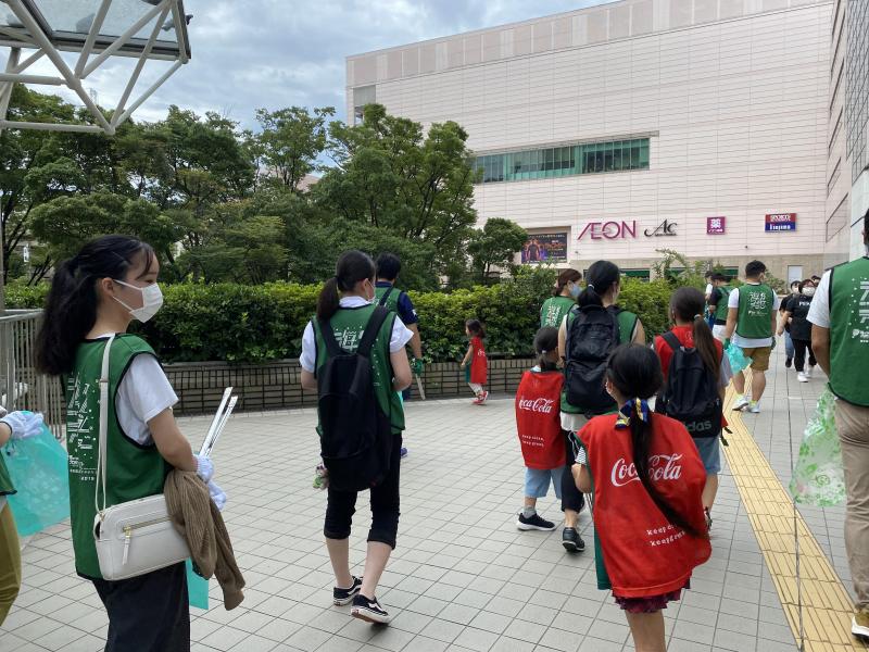 8/22 暑さの中お掃除画像