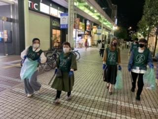 再開！仙台地区グリーンバード夜お掃除画像