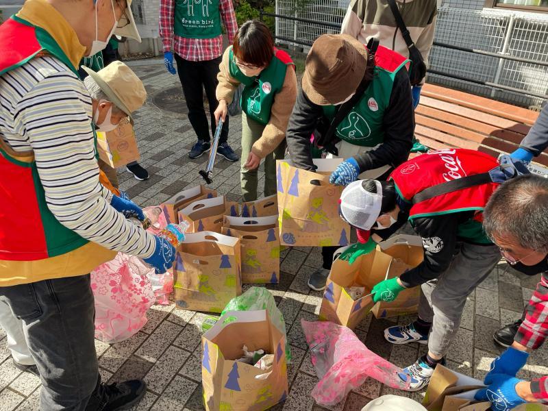 大阪狭山市駅前をクリーンアップ！画像