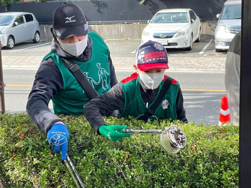 大阪狭山市駅前をクリーンアップ！画像
