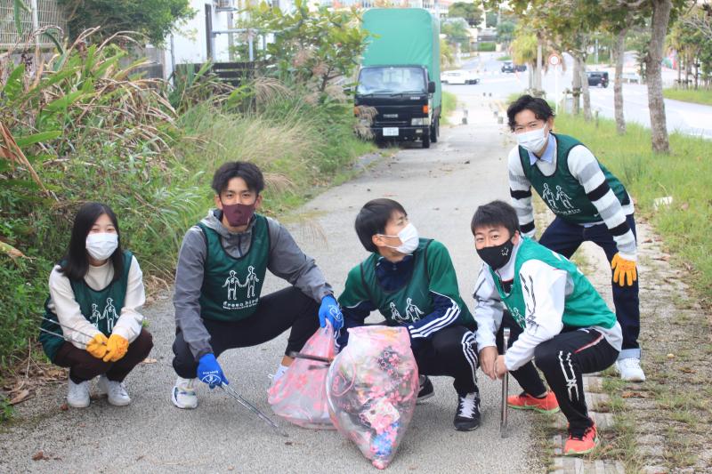 【沖縄】第2水曜名桜大学周辺お掃除画像