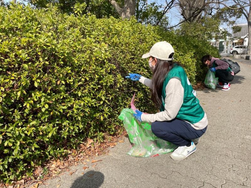 春の兆しの中、お掃除‼画像