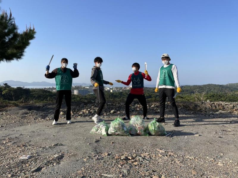 【沖縄】名桜大学掃除　画像