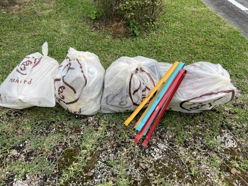 【沖縄】名桜大学周辺掃除画像