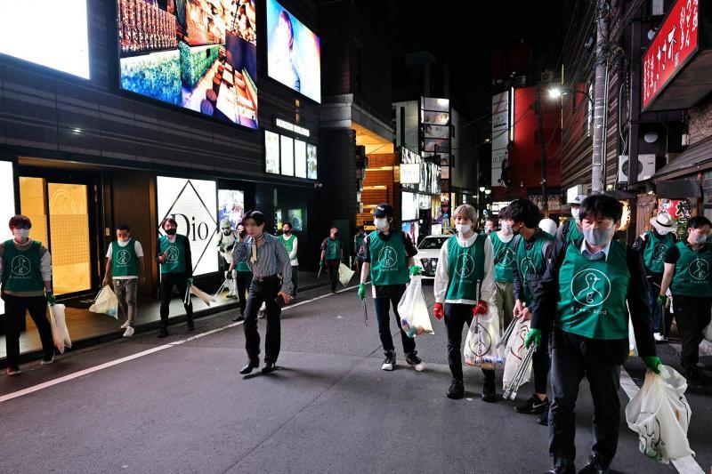 5月19日 歌舞伎町お掃除画像