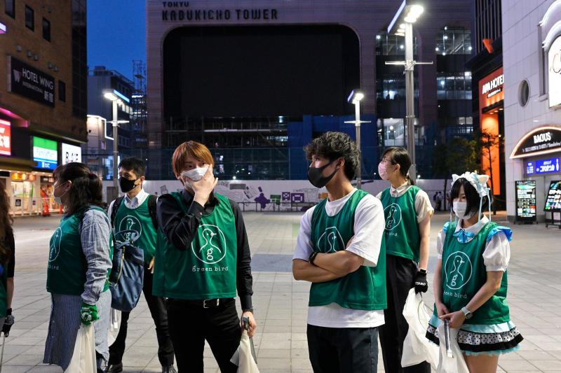 6月23日歌舞伎町お掃除画像