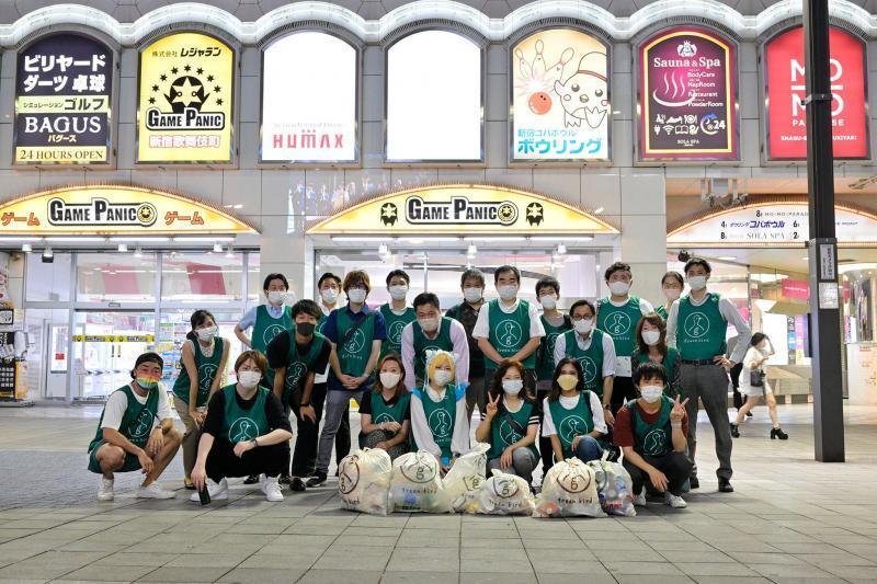 7月21日歌舞伎町お掃除画像