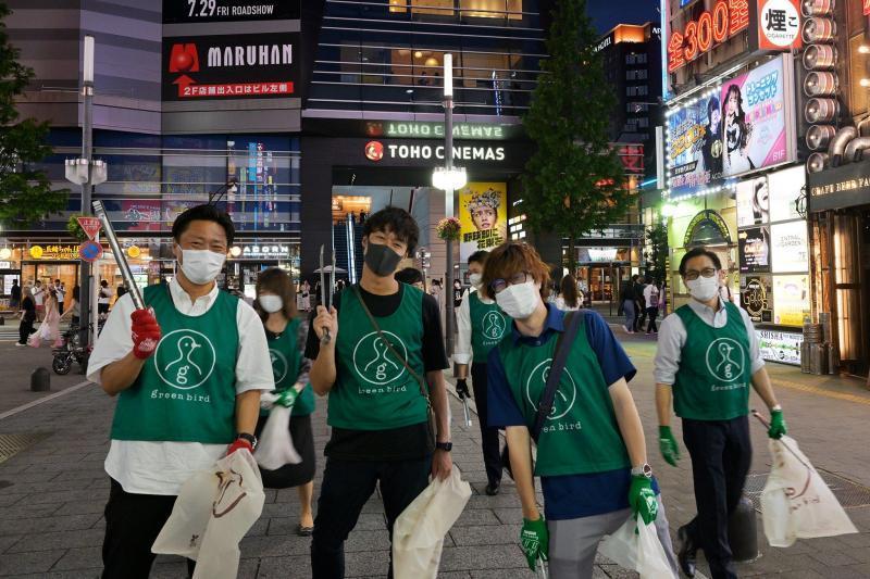 7月21日歌舞伎町お掃除画像