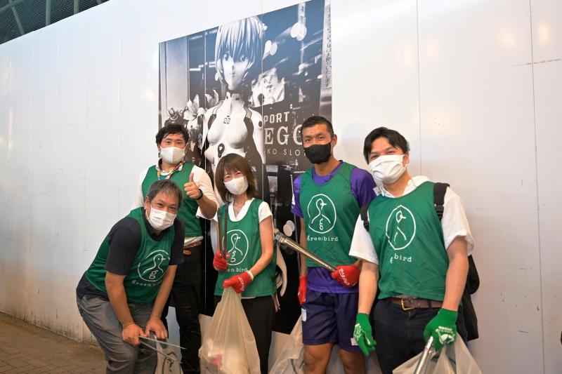 8月1日歌舞伎町お掃除画像