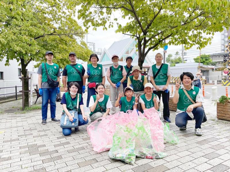大阪狭山市駅前をお掃除画像
