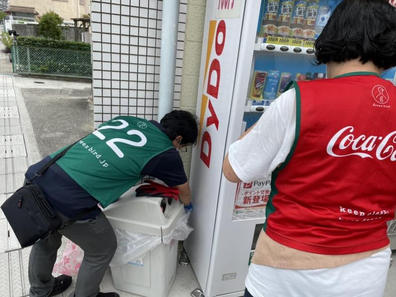 大阪狭山市駅前をお掃除画像