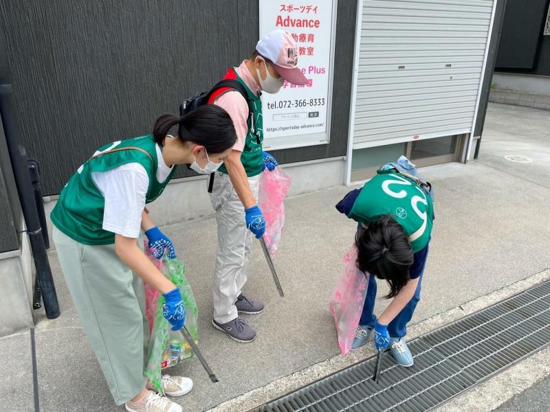 大阪狭山市駅前をお掃除画像