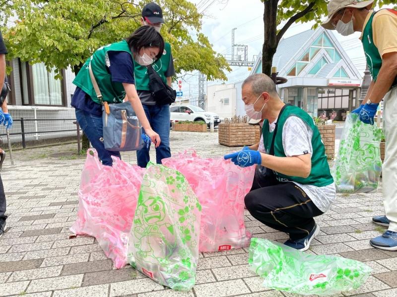 大阪狭山市駅前をお掃除画像